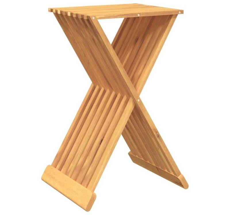 vidaXL Hocker Klapphocker 40x32,5x70 cm Massivholz Teak (1 St) von vidaXL