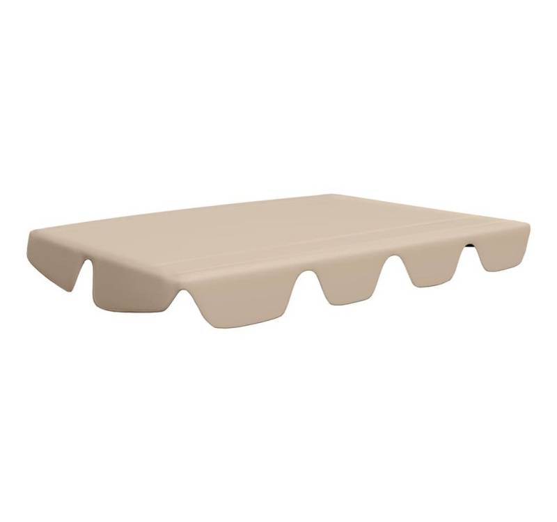 vidaXL Hollywoodschaukelersatzdach, Ersatzdach für Hollywoodschaukel Beige 150/130x105/70 cm von vidaXL