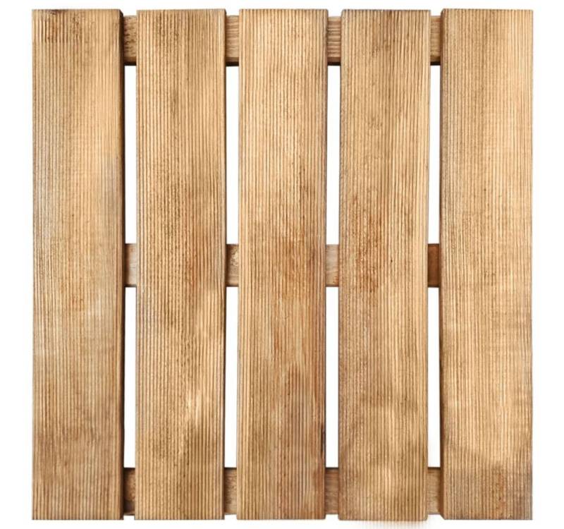 vidaXL Holzfliesen, Terrassenfliesen 30 Stk. 50×50 cm Holz Braun vidaXL Holzfliesen, Terrassenfliesen 30 Stk. 50×50 cm Holz Braun von vidaXL