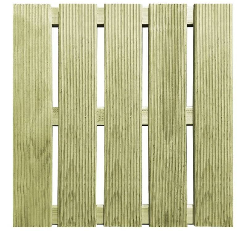 vidaXL Holzfliesen, Terrassenfliesen 30 Stk. 50×50 cm Holz Grün vidaXL Holzfliesen, Terrassenfliesen 30 Stk. 50×50 cm Holz Grün von vidaXL