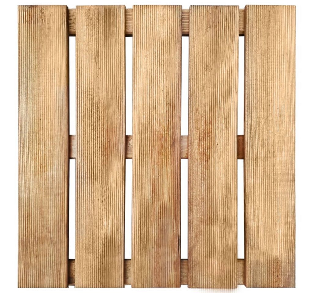 vidaXL Holzfliesen, Terrassenfliesen 6 Stk. 50x50 cm Holz Braun vidaXL Holzfliesen, Terrassenfliesen 6 Stk. 50x50 cm Holz Braun von vidaXL
