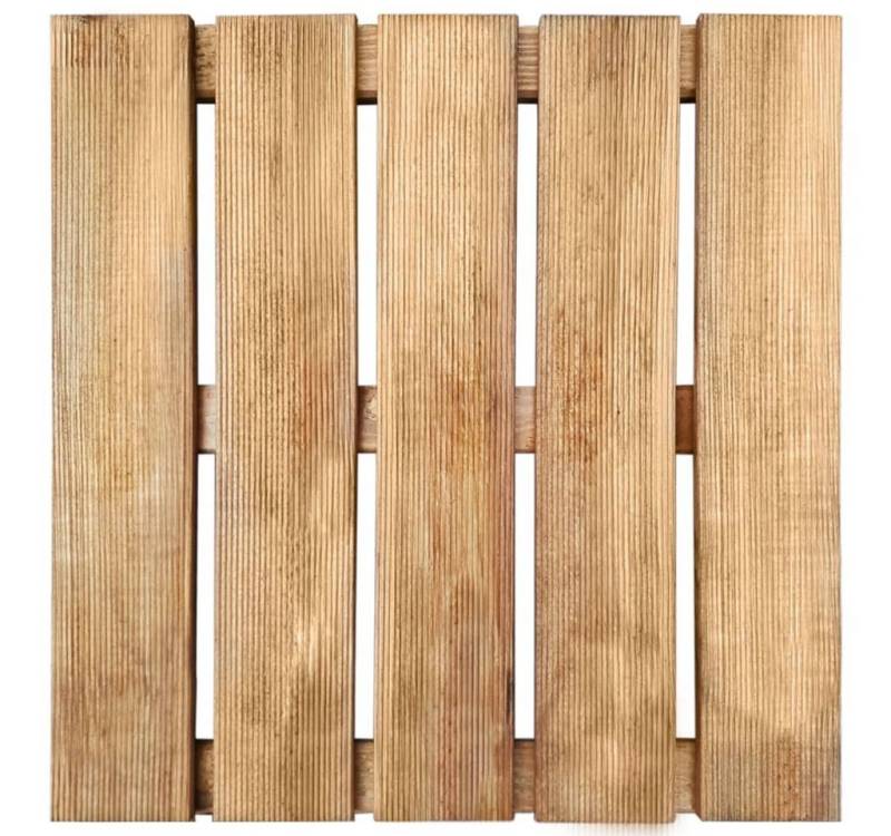 vidaXL Holzfliesen, Terrassenfliesen 6 Stk. 50x50 cm Holz Braun vidaXL Holzfliesen, Terrassenfliesen 6 Stk. 50x50 cm Holz Braun von vidaXL