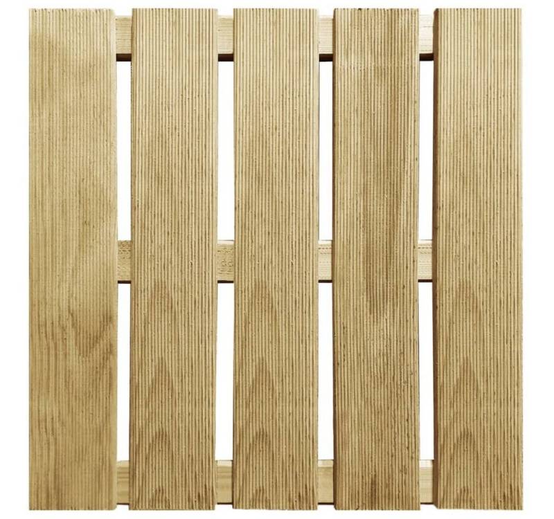 vidaXL Holzfliesen, Terrassenfliesen 6 Stk. 50x50 cm Holz Grün vidaXL Holzfliesen, Terrassenfliesen 6 Stk. 50x50 cm Holz Grün von vidaXL
