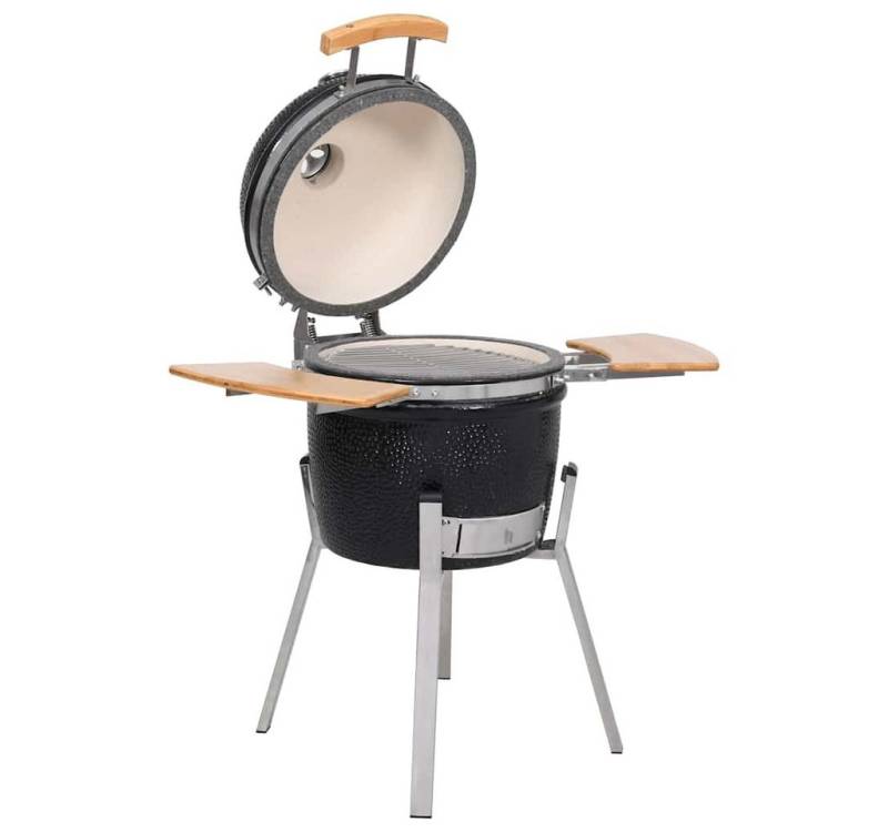 vidaXL Holzkohlegrill Kamado Barbecue Grill Räucherofen Keramik 76 cm von vidaXL