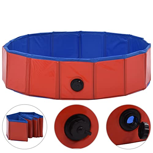 vidaXL Hundepool Faltbar Rot 80x20cm PVC Schwimmbecken Hundebad Wasserbecken vidaXL Hundepool Faltbar Rot 80x20cm PVC Schwimmbecken Hundebad Wasserbecken von vidaXL