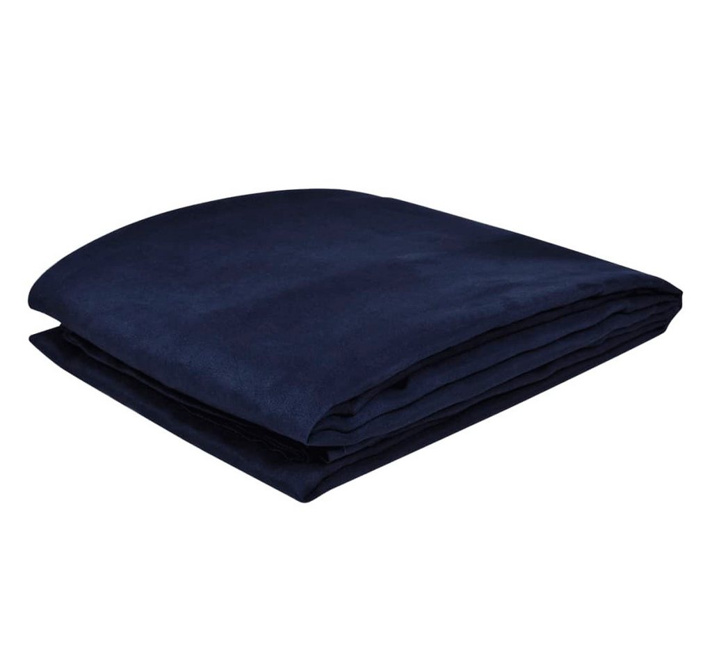 vidaXL Hussen-Set, Micro-Suede Sofaüberwurf Tagesdecke Marineblau 270 x 350 cm vidaXL Hussen-Set, Micro-Suede Sofaüberwurf Tagesdecke Marineblau 270 x 350 cm von vidaXL