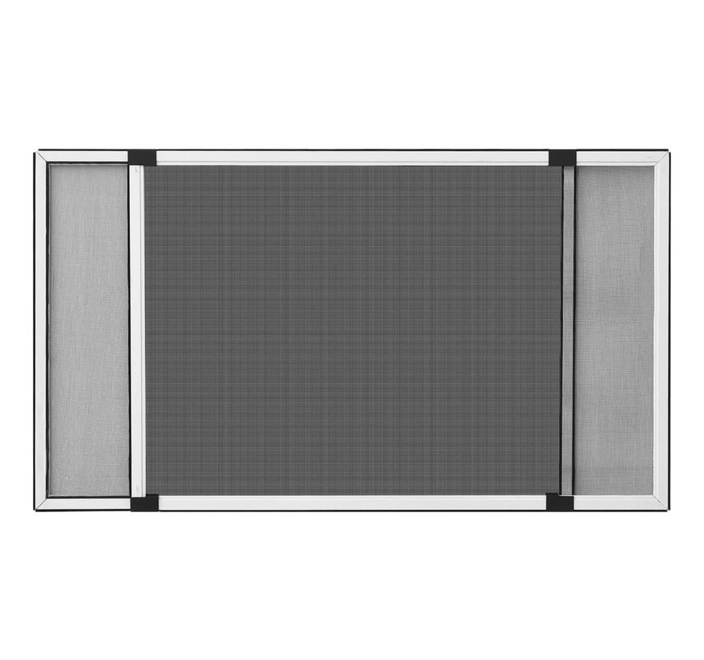 vidaXL Insektenschutz-Fensterrahmen, Teleskop-Fliegengitter für Fenster Weiß (100-193)x75 cm von vidaXL