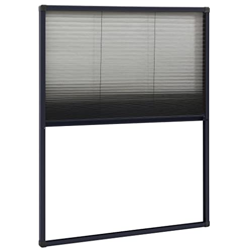 vidaXL Insektenschutz Plissee für Fenster Fliegengitter Dachfenster Mückengitter Mückenschutz Dachfensterplissee Aluminium Anthrazit 60x80cm vidaXL Insektenschutz Plissee für Fenster Fliegengitter Dachfenster Mückengitter Mückenschutz Dachfensterplissee Aluminium Anthrazit 60x80cm von vidaXL