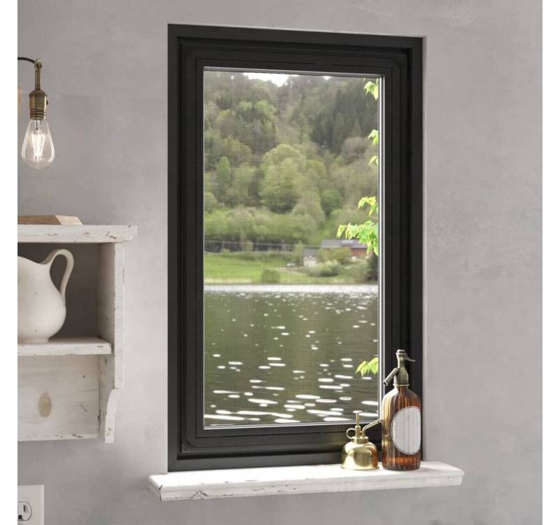 vidaXL Insektenschutz-Vorhang, Magnet-Insektenschutz für Fenster Anthrazit 80x140 cm vidaXL Insektenschutz-Vorhang, Magnet-Insektenschutz für Fenster Anthrazit 80x140 cm von vidaXL