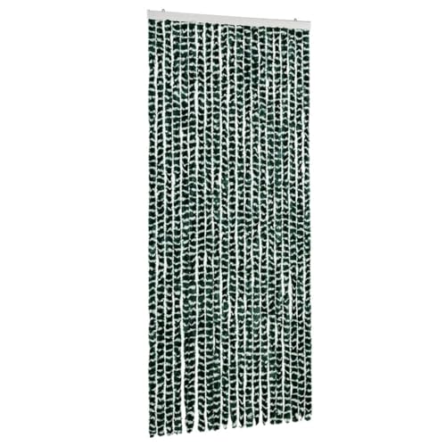 vidaXL Insektenschutz Vorhang Flauschvorhang Plüschvorhang Türvorhang Fadenvorhang Fliegenschutz Wohnwagen Camping Grün Weiß 90x220cm Chenille vidaXL Insektenschutz Vorhang Flauschvorhang Plüschvorhang Türvorhang Fadenvorhang Fliegenschutz Wohnwagen Camping Grün Weiß 90x220cm Chenille von vidaXL