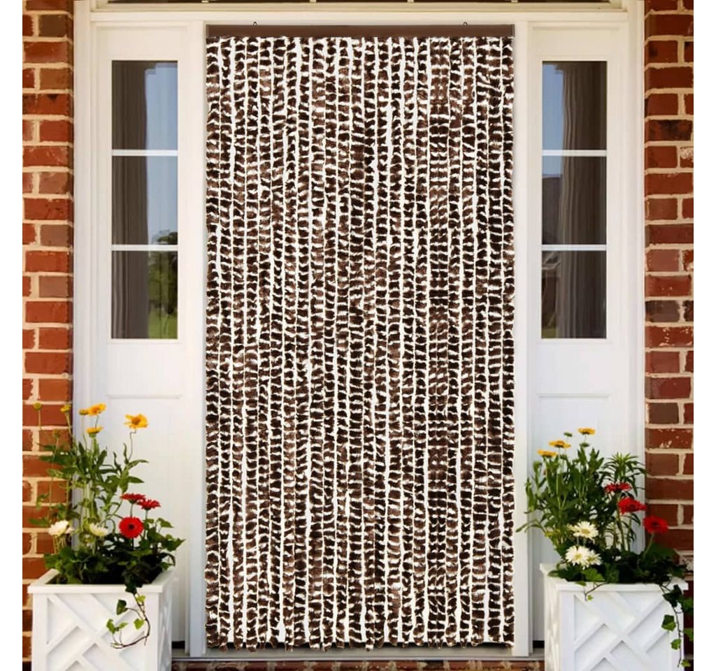 vidaXL Insektenschutz-Vorhang Insektenschutz-Vorhang Braun und Weiß 100x220 cm Chenille vidaXL Insektenschutz-Vorhang Insektenschutz-Vorhang Braun und Weiß 100x220 cm Chenille von vidaXL