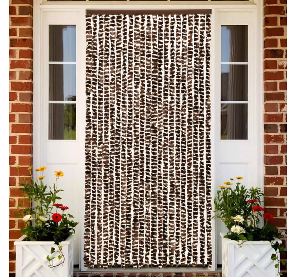 vidaXL Insektenschutz-Vorhang Insektenschutz-Vorhang Braun und Weiß 90x220 cm Chenille vidaXL Insektenschutz-Vorhang Insektenschutz-Vorhang Braun und Weiß 90x220 cm Chenille von vidaXL