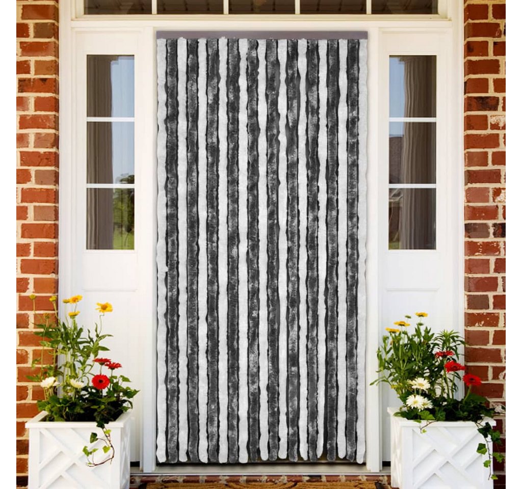 vidaXL Insektenschutz-Vorhang Insektenschutz-Vorhang Grau und Weiß 120x220 cm Chenille vidaXL Insektenschutz-Vorhang Insektenschutz-Vorhang Grau und Weiß 120x220 cm Chenille von vidaXL