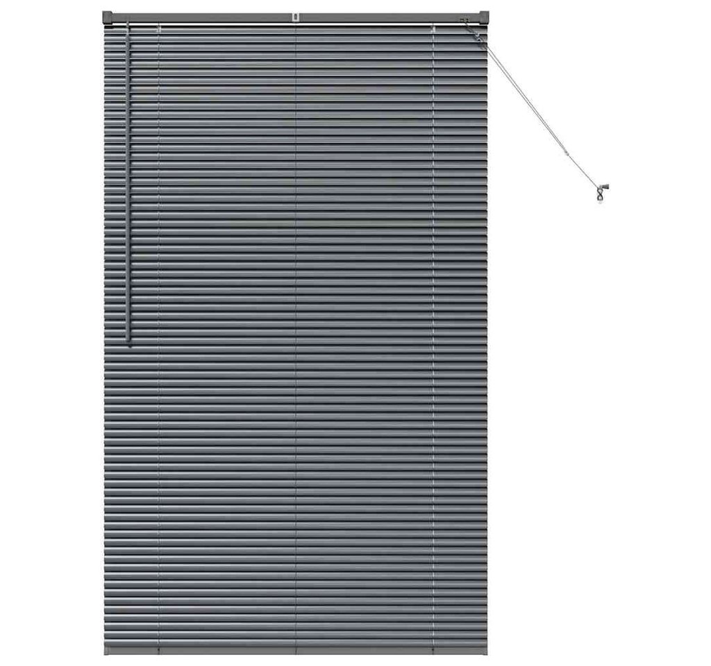 vidaXL Jalousie Fenster Jalousie Dunkelgrau 105 x 175 cm Aluminium von vidaXL