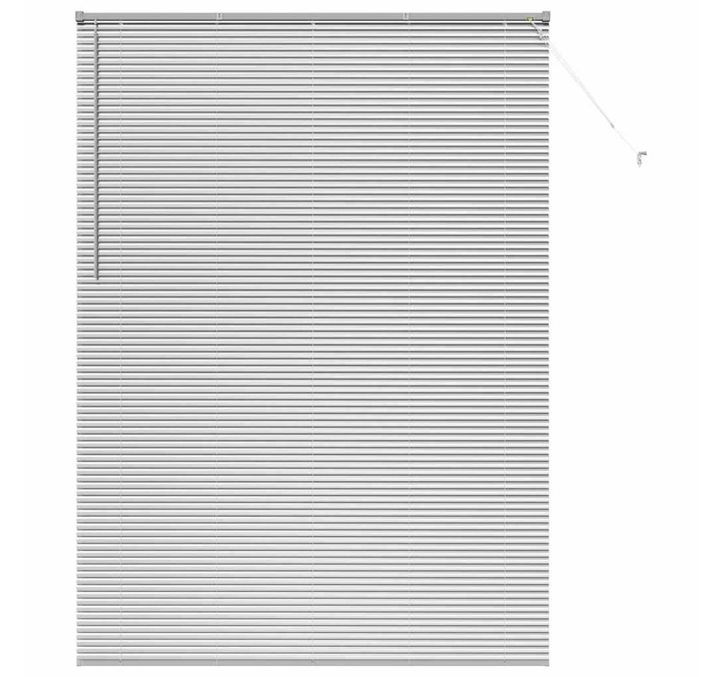 vidaXL Jalousie Fenster Jalousie mit Vorhängen Sonstiges Silber 160 x 220 cm Aluminium vidaXL Jalousie Fenster Jalousie mit Vorhängen Sonstiges Silber 160 x 220 cm Aluminium von vidaXL