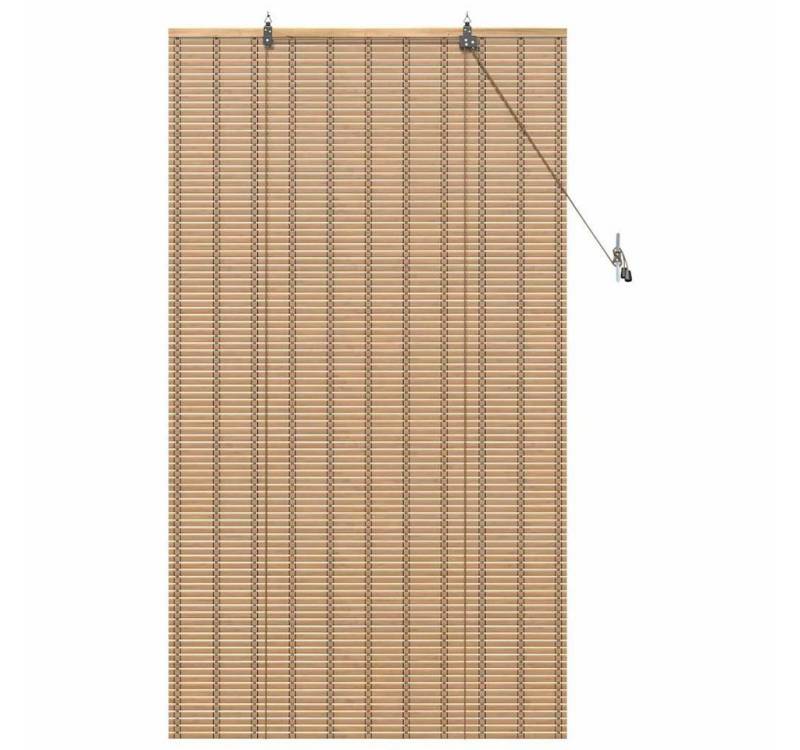 vidaXL Jalousie Fensterjalousien und -schattierungen Hellbraun 80 x 160 cm von vidaXL