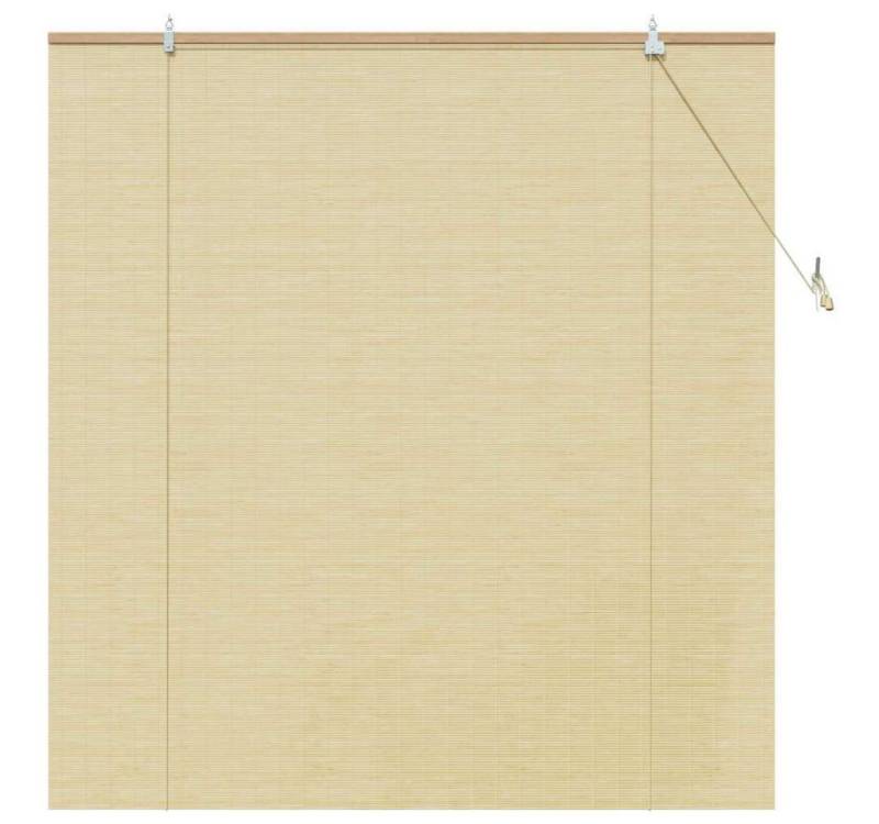 vidaXL Jalousie Fensterjalousien und -schattierungen Natur 140 x 160 cm Bambus von vidaXL
