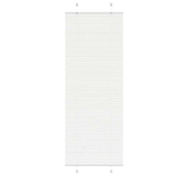 vidaXL Jalousie Plissee Weiß 80x200 cm Stoffbreite 79,4 cm Polyester von vidaXL