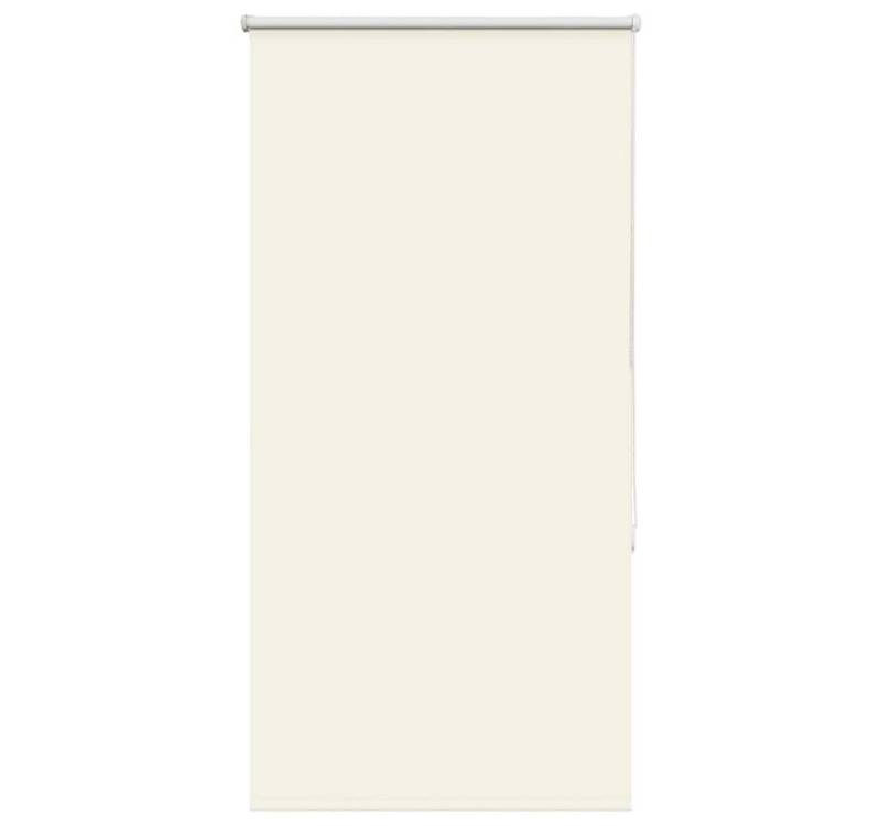vidaXL Jalousie Verdunkelungsrollo Cremeweiß 75x130cm Stoffbreite 70,7 cm von vidaXL