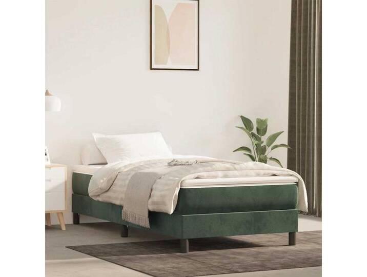 vidaXL Kaltschaummatratze, Taschenfederkernmatratze Dunkelgrün 100x220x20 cm Samt vidaXL Kaltschaummatratze, Taschenfederkernmatratze Dunkelgrün 100x220x20 cm Samt von vidaXL