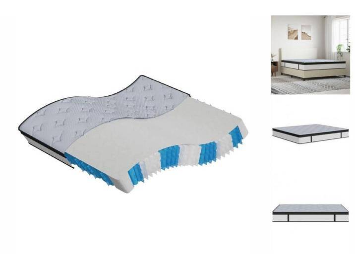 vidaXL Kaltschaummatratze Matratze Taschenfederkern Medium Plus 160x200 cm, 28 cm hoch, grau vidaXL Kaltschaummatratze Matratze Taschenfederkern Medium Plus 160x200 cm, 28 cm hoch, grau von vidaXL