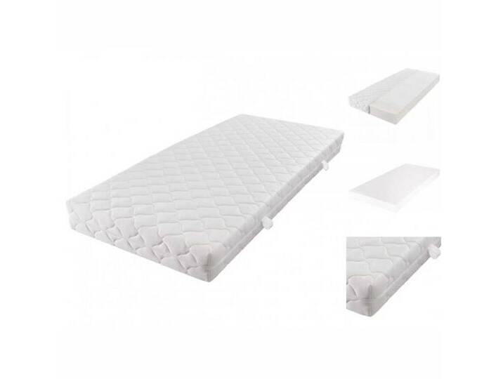 vidaXL Kaltschaummatratze Matratze mit waschbarem Bezug 20016017 cm, 17 cm hoch von vidaXL