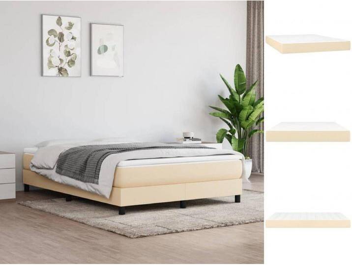 vidaXL Kaltschaummatratze Taschenfederkernmatratze Creme 140x200x20 cm Stoff Federkern Matratze, 20 cm hoch, beige vidaXL Kaltschaummatratze Taschenfederkernmatratze Creme 140x200x20 cm Stoff Federkern Matratze, 20 cm hoch, beige von vidaXL