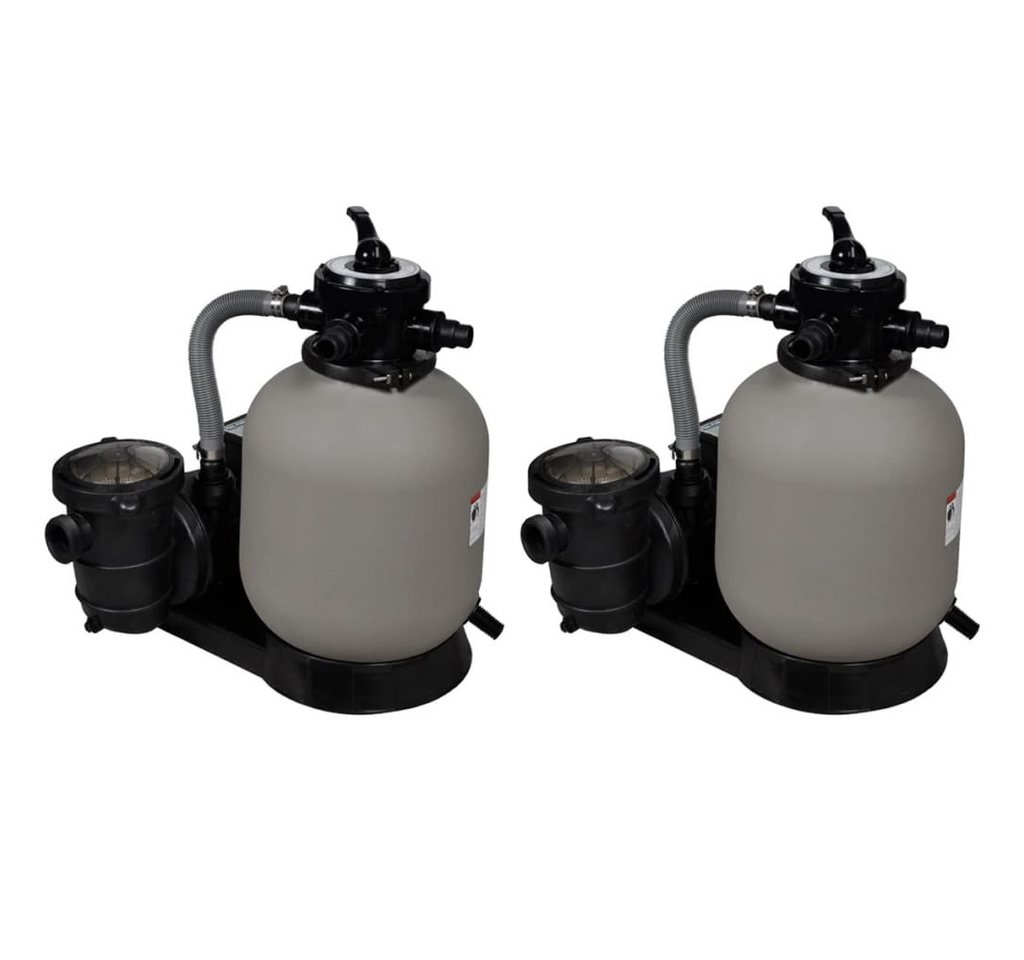 vidaXL Kartuschen-Filterpumpe Sandfilterpumpen 2 Stk 600 W 17000 L h vidaXL Kartuschen-Filterpumpe Sandfilterpumpen 2 Stk 600 W 17000 L h von vidaXL