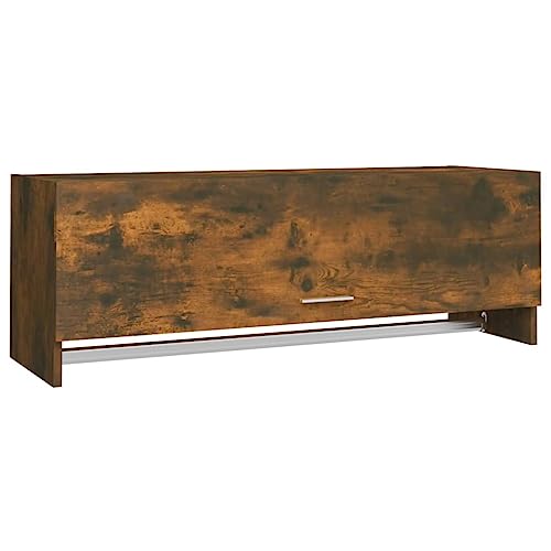 vidaXL Kleiderschrank, Wandschrank mit 2 Fächern, Wandgarderobe für Schlafzimmer, Garderobe Garderobenschrank Schrank, Räuchereiche Holzwerkstoff vidaXL Kleiderschrank, Wandschrank mit 2 Fächern, Wandgarderobe für Schlafzimmer, Garderobe Garderobenschrank Schrank, Räuchereiche Holzwerkstoff von vidaXL