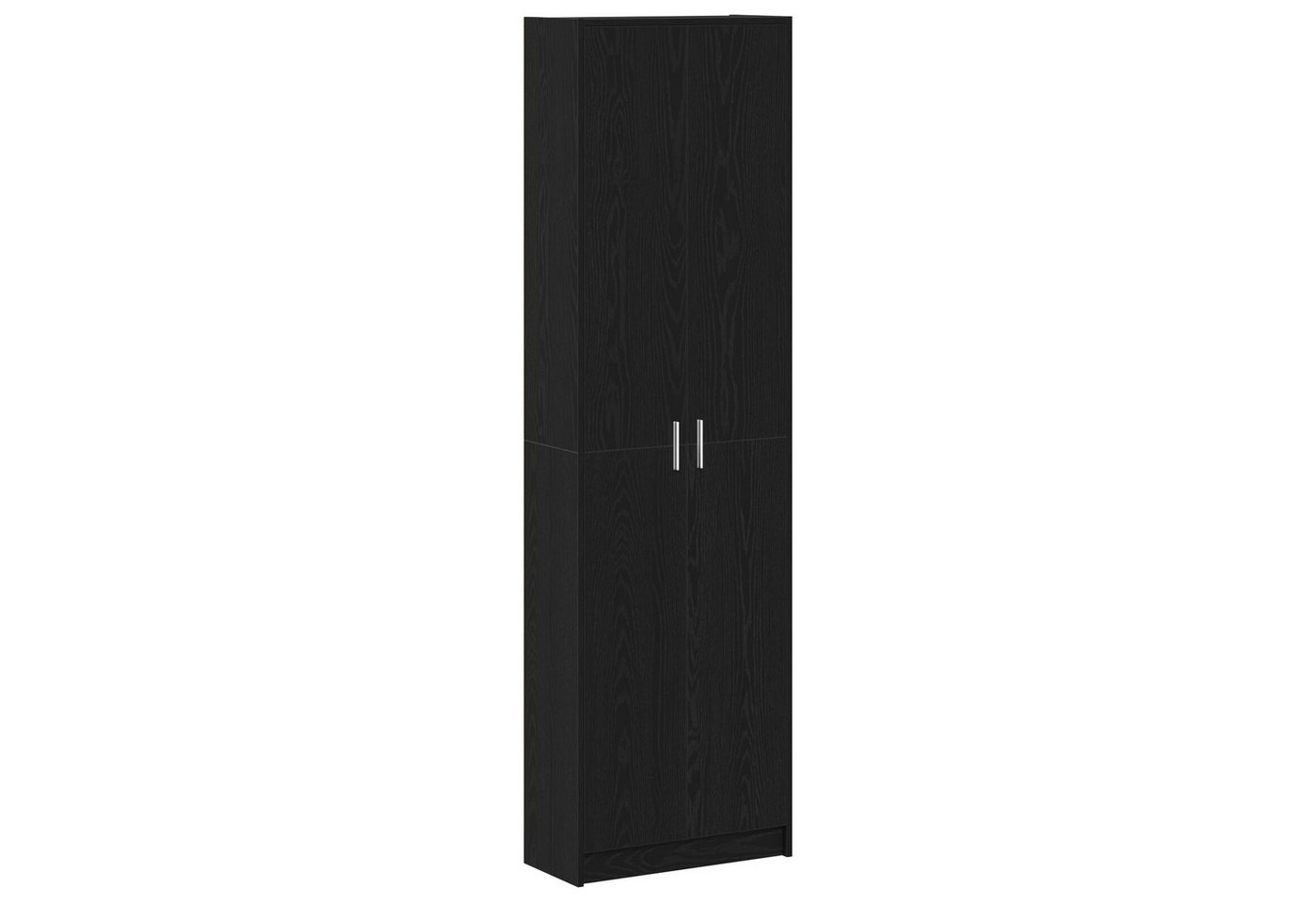 vidaXL Kleiderschrank Garderobe Schwarz Eiche 55x25x189 cm Holzwerkstoff (1-St) von vidaXL