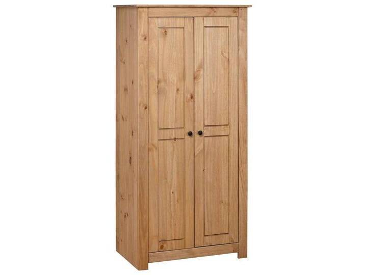 vidaXL Kleiderschrank Kleiderschrank 80x50x171,5 cm Kiefernholz Panama (1-St), braun von vidaXL