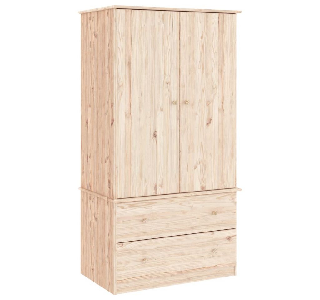 vidaXL Kleiderschrank Kleiderschrank ALTA 90x55x170 cm Massivholz Kiefer (1-St) von vidaXL