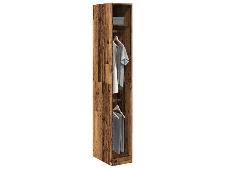 vidaXL Kleiderschrank Kleiderschrank Altholz-Optik 30x50x200 cm Spanplatte, braun von vidaXL