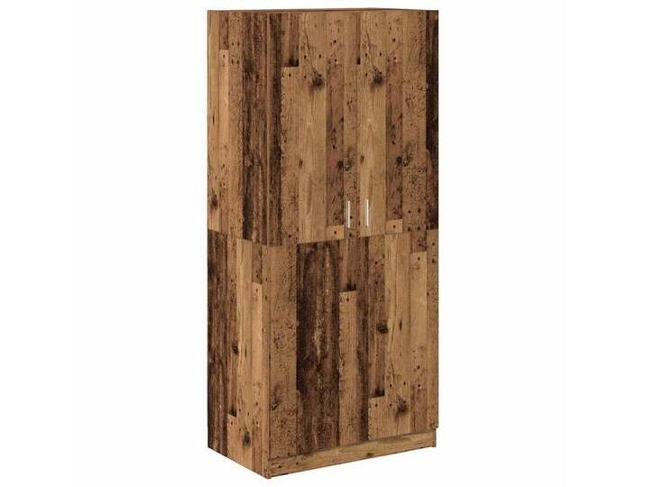 vidaXL Kleiderschrank Kleiderschrank Altholz-Optik 90x52x200 cm Holzwerkstoff (1-St), Altholz von vidaXL