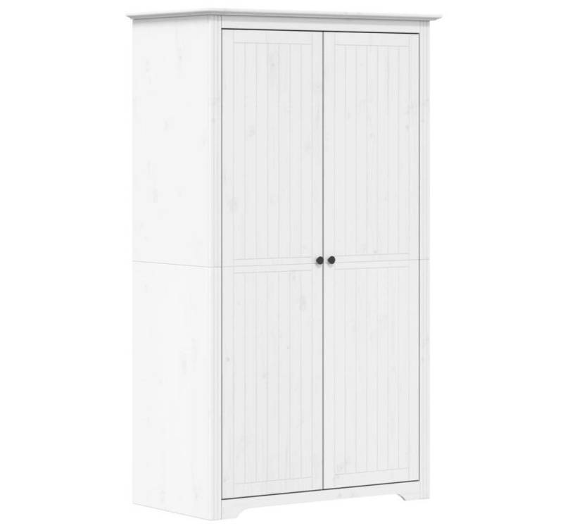 vidaXL Kleiderschrank Kleiderschrank BODO Weiß 101x52x176,5 cm Massivholz Kiefer von vidaXL