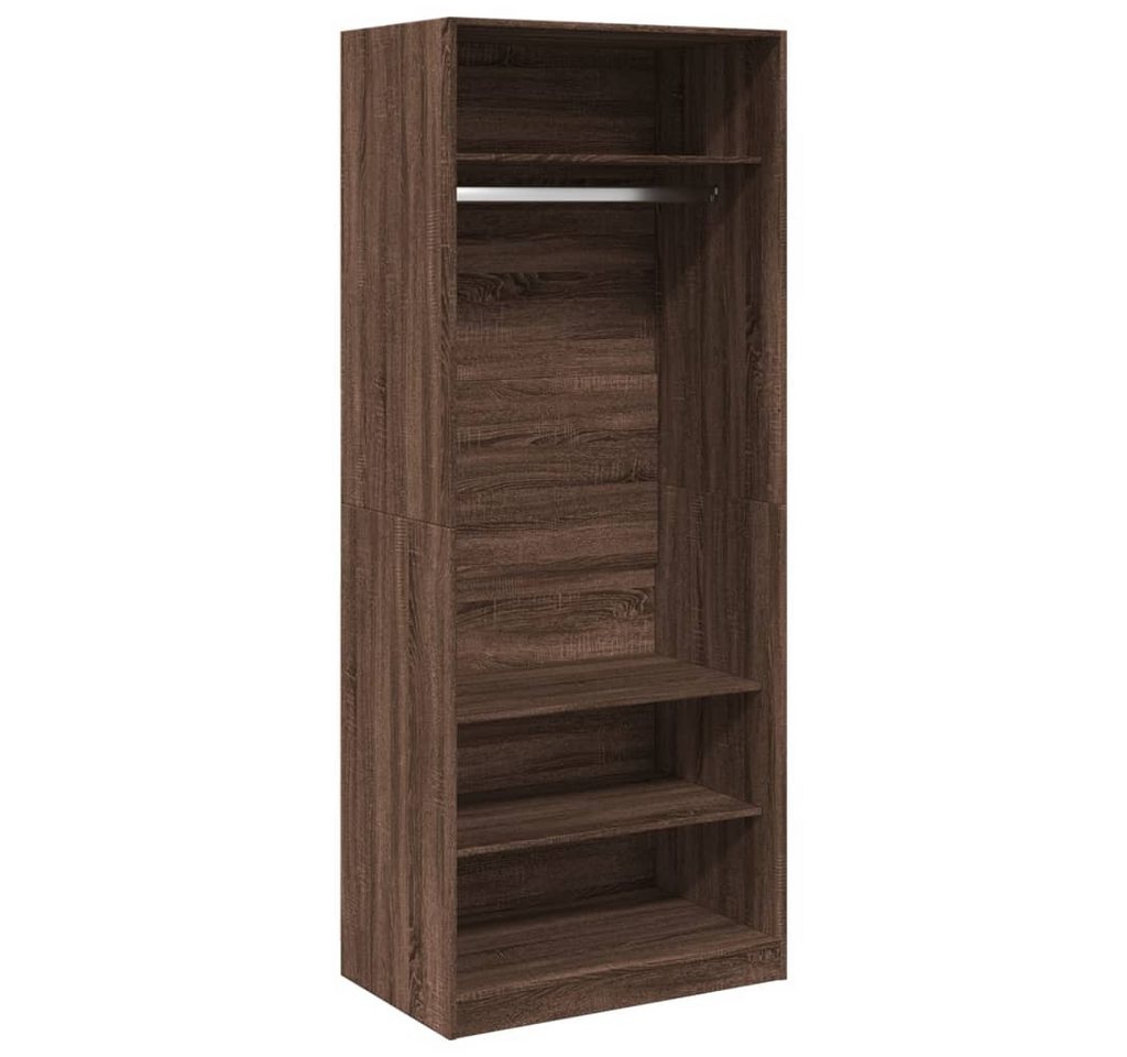 vidaXL Kleiderschrank Kleiderschrank Braun Eichen-Optik 80x50x200 cm Spanplatte von vidaXL
