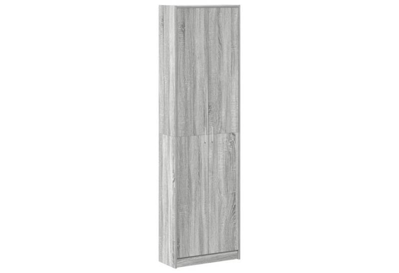 vidaXL Kleiderschrank Kleiderschrank Grau Sonoma 55x25x189 cm Holzwerkstoff (1-St) von vidaXL