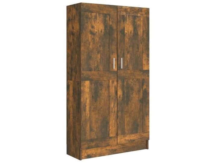 vidaXL Kleiderschrank Kleiderschrank Räuchereiche 82,5x30,5x150 cm Spanplatte, braun von vidaXL