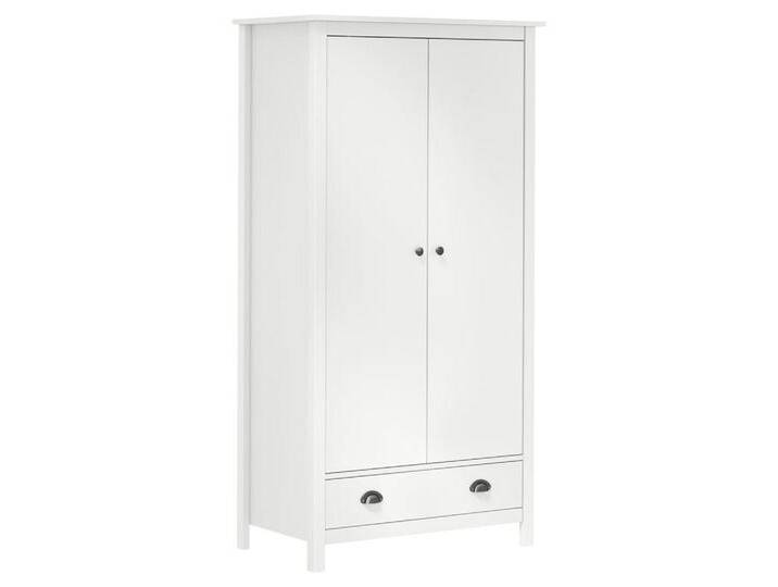 vidaXL Kleiderschrank Kleiderschrank mit 2 Türen Hill Range Weiß 89x50x170 cm Kiefer, weiß vidaXL Kleiderschrank Kleiderschrank mit 2 Türen Hill Range Weiß 89x50x170 cm Kiefer, weiß von vidaXL