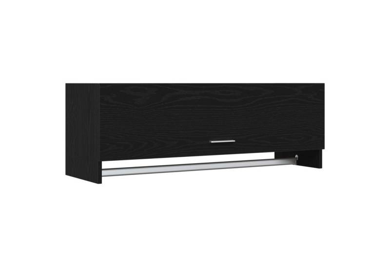 vidaXL Kleiderschrank Kleiderschrank schwarz Eiche 100 x 32,5 x 35 cm Holzwerkstoff (1-St) von vidaXL