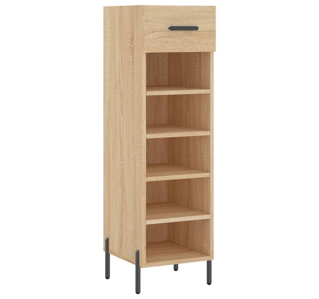 vidaXL Kleiderschrank Schuhschrank Sonoma-Eiche 30x35x105 cm Holzwerkstoff (1-St) von vidaXL