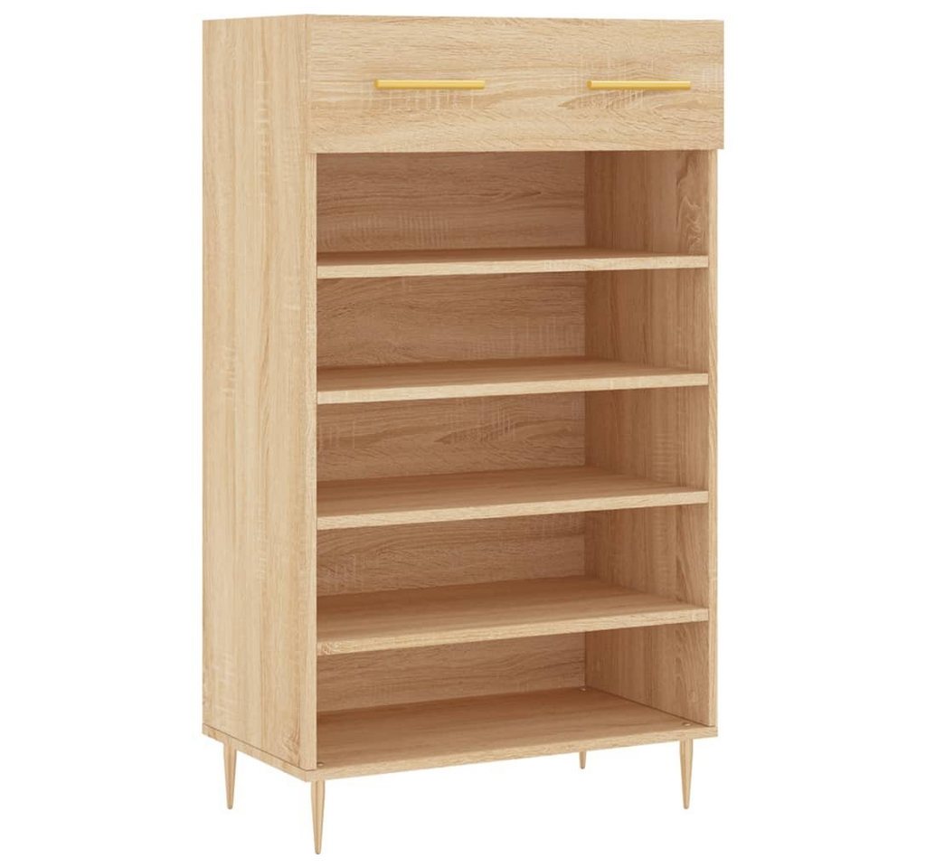 vidaXL Kleiderschrank Schuhschrank Sonoma-Eiche 60x35x105 cm Holzwerkstoff (1-St) von vidaXL