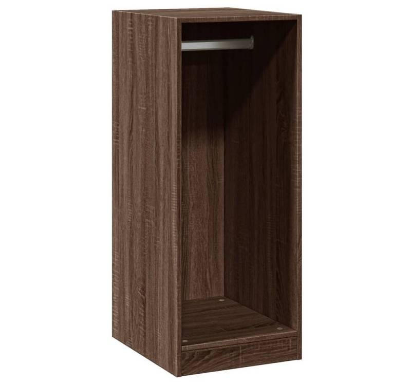 vidaXL Kleiderständer Kleiderschrank Braun Eichen-Optik 48x41x102 cm Holzwerkstoff, (1 St) von vidaXL