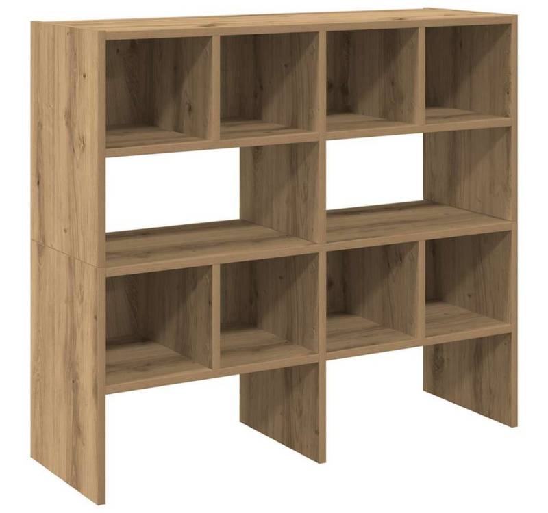 vidaXL Kleiderständer Schuhregale 2 Stk. Stapelbar Artisan-Eiche 89,5x30x40 cm, (2 St) von vidaXL