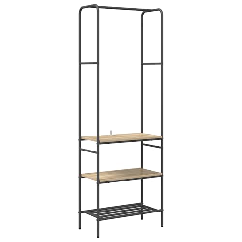 vidaXL Kleiderständer – praktische Aufbewahrungslösung für deinen Schrank. Ideal zum Ordnen von Kleidung im Wohnzimmer. Modernes Design mit Regalen. von vidaXL