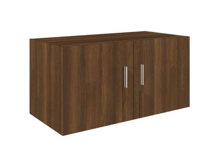 vidaXL Kommode, Wandschrank Braun Eichen-Optik 80x39x40 cm Holzwerkstoff vidaXL Kommode, Wandschrank Braun Eichen-Optik 80x39x40 cm Holzwerkstoff von vidaXL