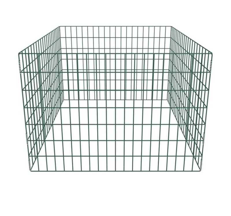 vidaXL Komposter, Gartenkomposter Quadratmaschen 100 x 100 x 70 cm von vidaXL