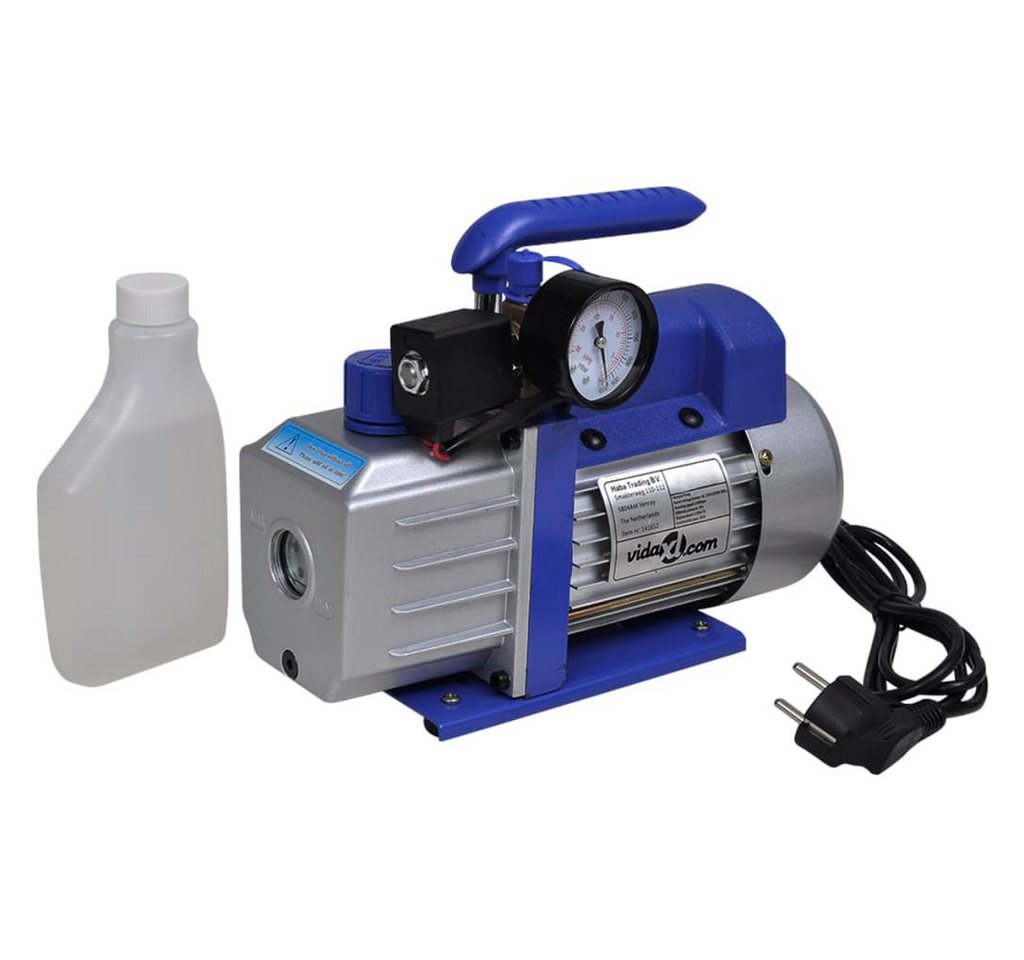vidaXL Kompressor Einstufige Vakuumpumpe mit Manometer 71 L Min vidaXL Kompressor Einstufige Vakuumpumpe mit Manometer 71 L Min von vidaXL
