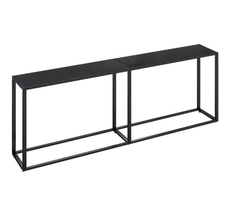 vidaXL Konsolentisch, Beistelltisch Schwarz 220x35x75,5 cm Hartglas vidaXL Konsolentisch, Beistelltisch Schwarz 220x35x75,5 cm Hartglas von vidaXL