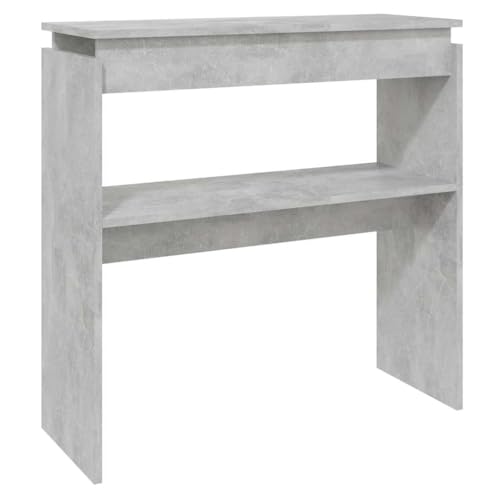 vidaXL Konsolentisch Konsole Beistelltisch Flurtisch Sideboard Ablagetisch Wandtisch Frisiertisch Schminktisch Betongrau 80x30x80cm Holzwerkstoff vidaXL Konsolentisch Konsole Beistelltisch Flurtisch Sideboard Ablagetisch Wandtisch Frisiertisch Schminktisch Betongrau 80x30x80cm Holzwerkstoff von vidaXL